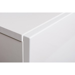 Armoire suspendue moyen modèle coloris noir pour salon collection SWITCH.