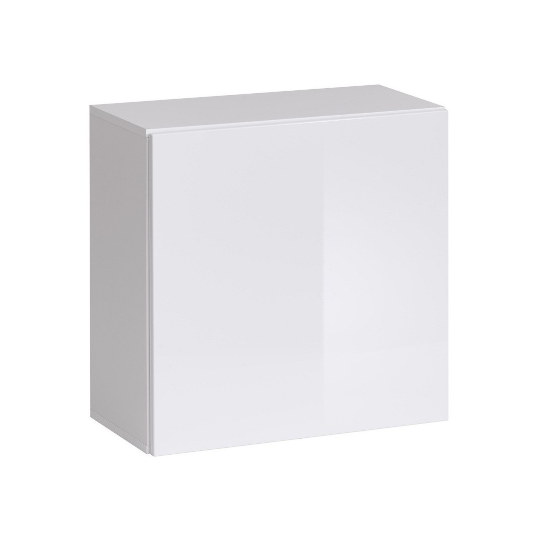 Armoire suspendue coloris blanc 60x60cm pour salon collection SWITCH.