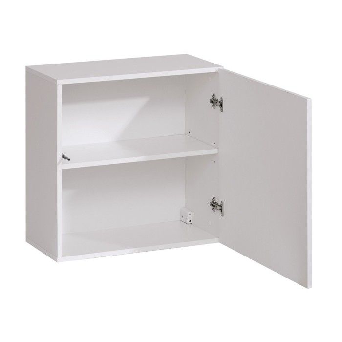 Armoire suspendue coloris noir 60x60cm pour salon collection SWITCH.