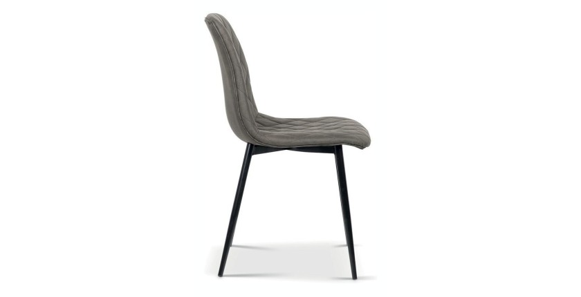 Chaise pour salle à manger coloris gris. Collection GRAZ.