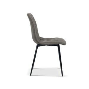 Chaise pour salle à manger coloris gris. Collection GRAZ.