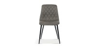 Chaise pour salle à manger coloris gris. Collection GRAZ.