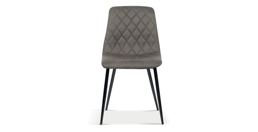 Chaise pour salle à manger coloris gris. Collection GRAZ.