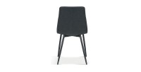 Chaise pour salle à manger coloris gris foncé. Collection GRAZ