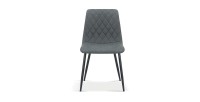 Chaise pour salle à manger coloris gris clair. Collection GRAZ