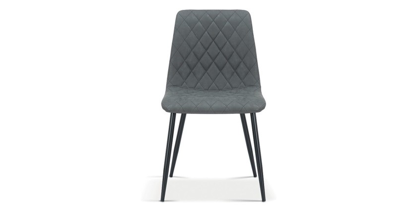 Chaise pour salle à manger coloris gris clair. Collection GRAZ