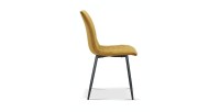 Chaise en velours or pour salle à manger. Collection GRAZ