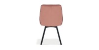 Chaise en velours rose pour salle à manger. Collection KIRU