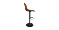 Tabouret de bar style vintage coloris cognac. Collection BELFAST.