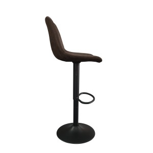 Tabouret de bar style vintage coloris brun foncé. Collection BELFAST.