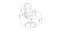 Fauteuil de bureau gaming KIKO coloris gris