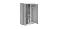 Armoire 150cm collection DOHA. Couleur blanc brillant.