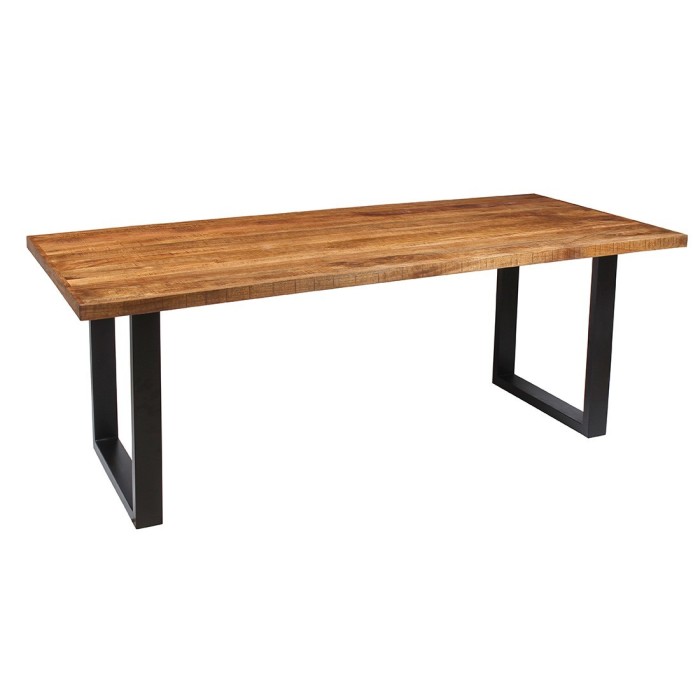 Table à manger design bois massif NIKO - Table rectangulaire 200x100