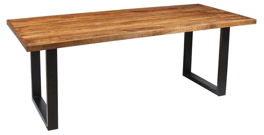 Table à manger design bois massif NIKO - Table rectangulaire 200x100