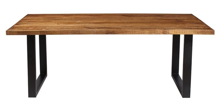Table à manger design bois massif NIKO - Table rectangulaire 200x100