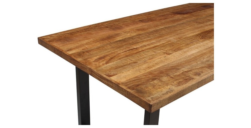 Table à manger design bois massif NIKO - Table rectangulaire 200x100