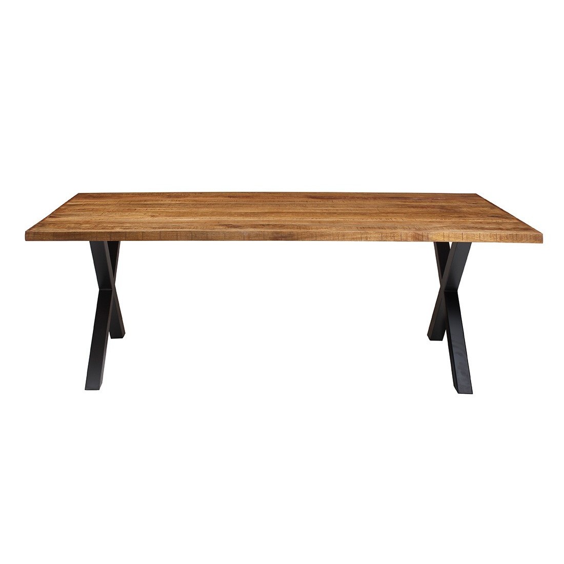 Table à manger design bois massif GOYA - Table pied design 200x100