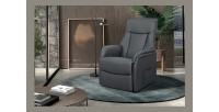 Fauteuil relaxation électrique JUAN coloris gris