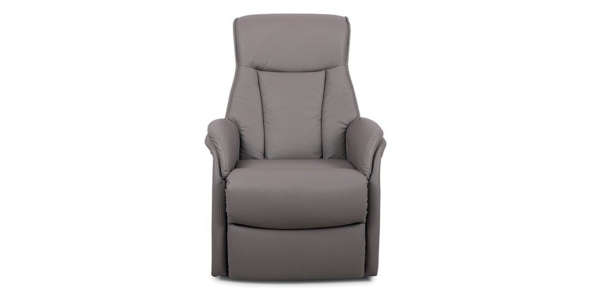 Fauteuil relaxation électrique JUAN coloris taupe