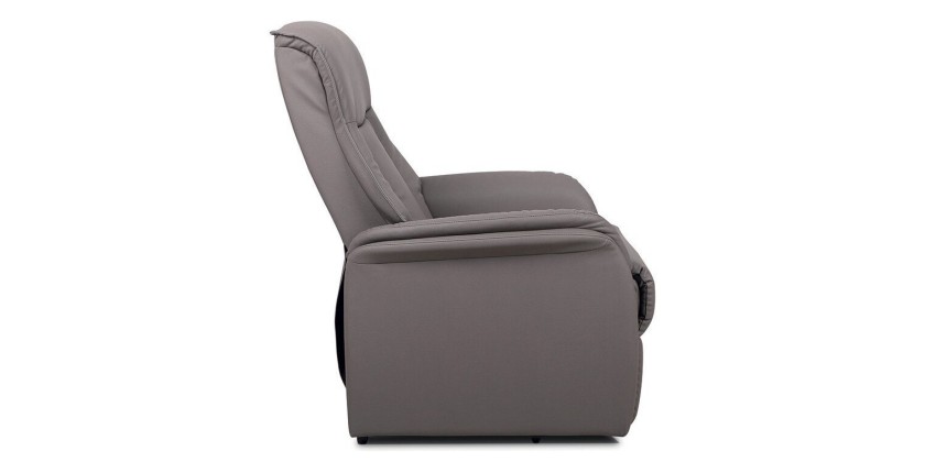 Fauteuil relaxation électrique JUAN coloris taupe