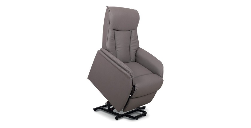 Fauteuil relaxation électrique JUAN coloris taupe