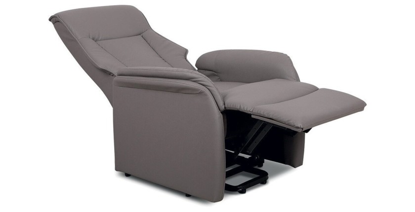 Fauteuil relaxation électrique JUAN coloris taupe
