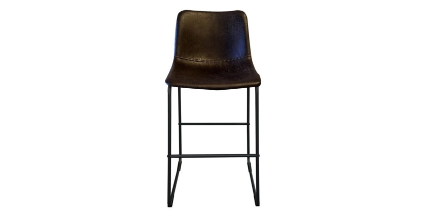 Tabouret de bar RONDA coloris cognac