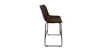 Tabouret de bar RONDA coloris cognac