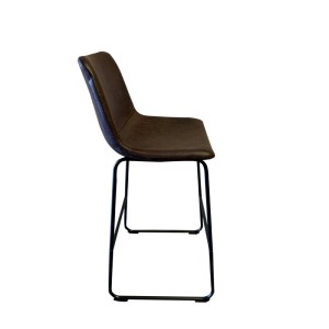 Tabouret de bar RONDA coloris cognac
