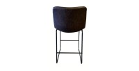 Tabouret de bar RONDA coloris cognac