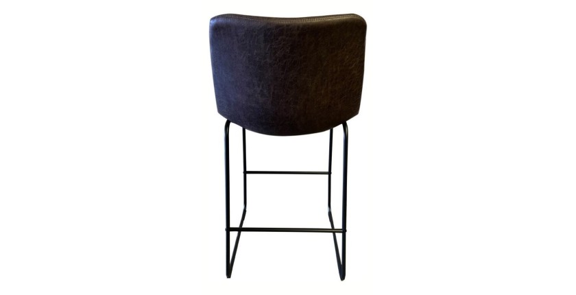 Tabouret de bar RONDA coloris cognac
