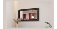 Grand miroir noir et doré collection DOHA. Accessoire idéal pour votre chambre ou salle à manger