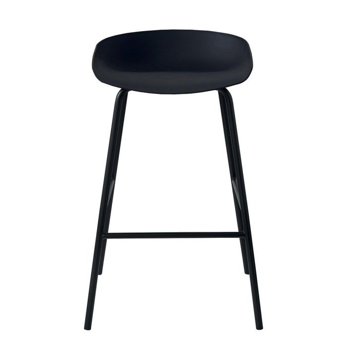 Chaise de comptoir design noir. Collection SIRA