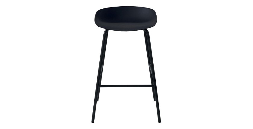 Chaise de comptoir design noir. Collection SIRA