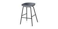 Chaise de comptoir design gris. Collection SIRA