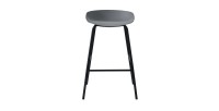 Chaise de comptoir design gris. Collection SIRA