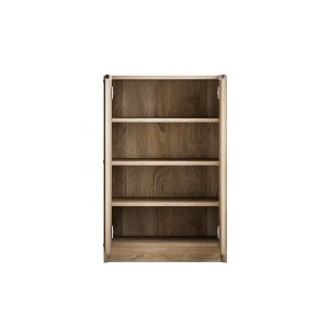 Meuble à chaussures PARRA, 2 portes, coloris chêne sonoma
