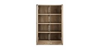 Meuble à chaussures PARRA, 2 portes, coloris chêne sonoma