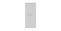 Armoire à chaussure TOM, 2 portes coloris blanc