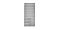 Armoire à chaussure TOM, 2 portes coloris blanc