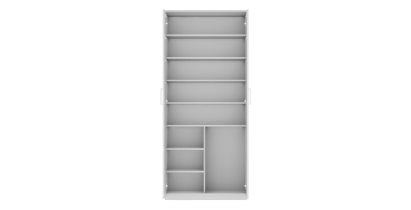 Armoire à chaussure TOM, 2 portes coloris blanc