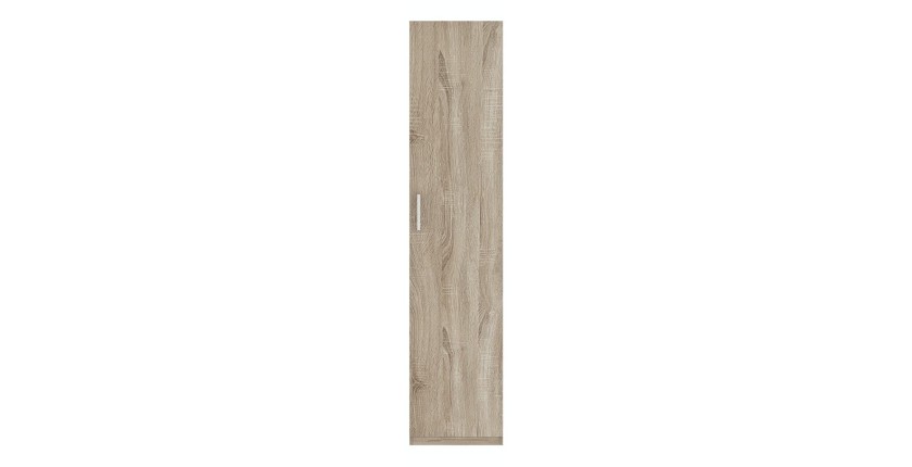 Armoire de rangement, collection TOM, 1 porte chêne sonoma