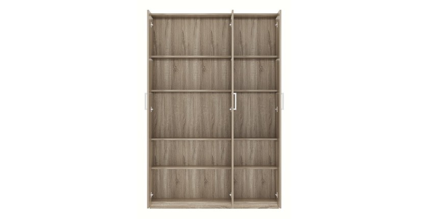 Armoire de rangement, collection TOM, 3 portes chêne sonoma