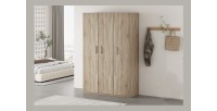 Armoire de rangement, collection TOM, 3 portes chêne sonoma