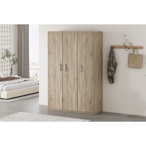 Armoire de rangement, collection TOM, 3 portes chêne sonoma