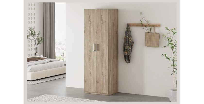 Armoire, collection TOM, 2 portes 60 cm chêne sonoma