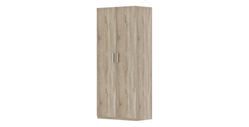 Armoire, collection TOM, 2 portes 80 cm chêne sonoma