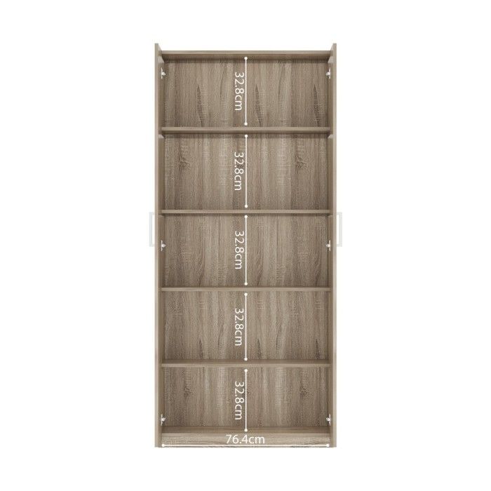Armoire, collection TOM, 2 portes 80 cm chêne sonoma