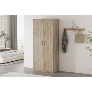 Armoire, collection TOM, 2 portes 80 cm chêne sonoma