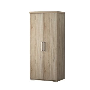 Armoire, garde-robe, collection TOM, 2 portes 80 cm, penderie intégrée chêne sonoma